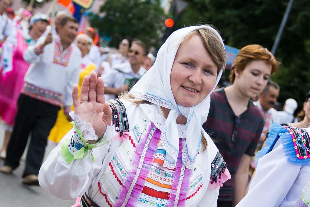 Горномарийска на празднике Пеледыш пайрем в Йошкар-Оле