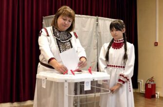 Выборы в национальном костюме